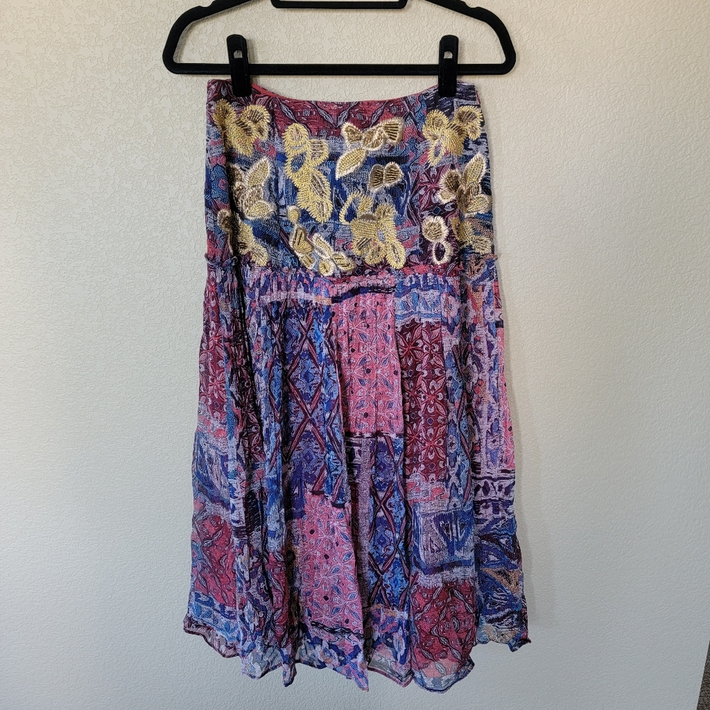 NWT Anthropologie Abstract Skirt by Nikita Mhaisalkar, Size 10